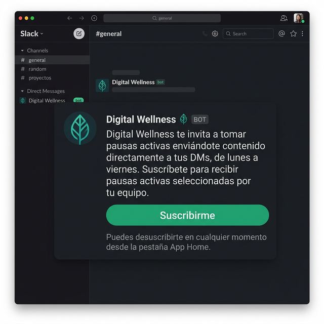 Channel Announcement Message