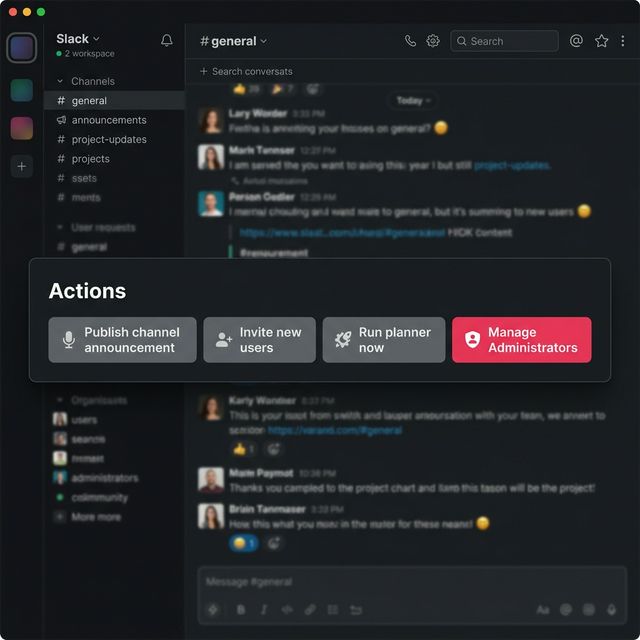 Manage Administrators Action